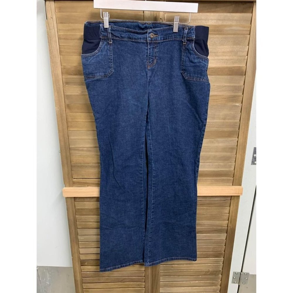 Mimi Maternity Denim Blue Jeans Size Large